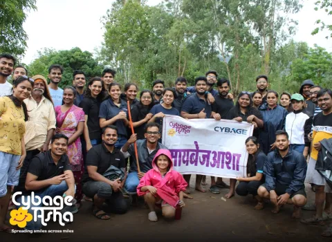 Volunteers of Cybage Asha